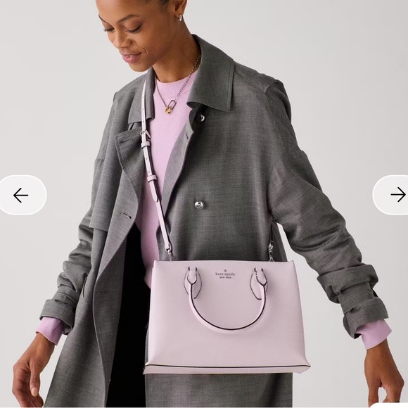 Kate Spade Rae Medium Satchel in Lilac Moon with Silvertone Hardware - Picture 7 of 8